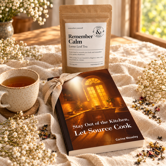 Stay Out of the Kitchen: Let Source Cook — Signed Copy + Remember Tea