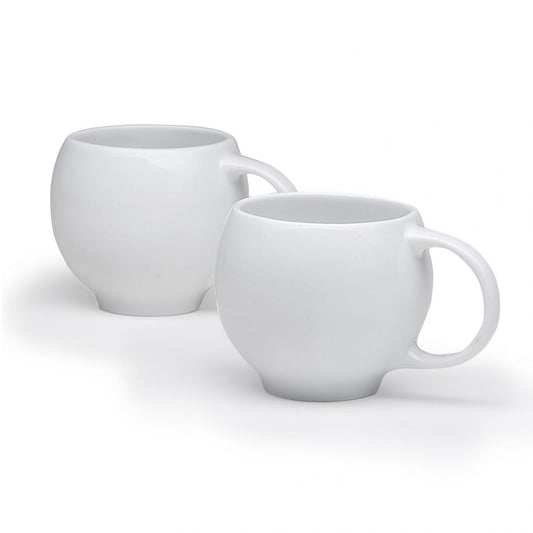Remember Stillness Teacups, Set of 2 (White)
