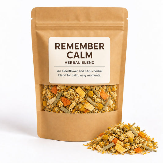 Remember Calm herbal blend by Caps & Petals