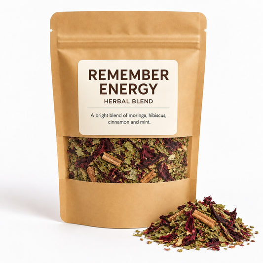 Remember Energy herbal blend by Caps & Petals