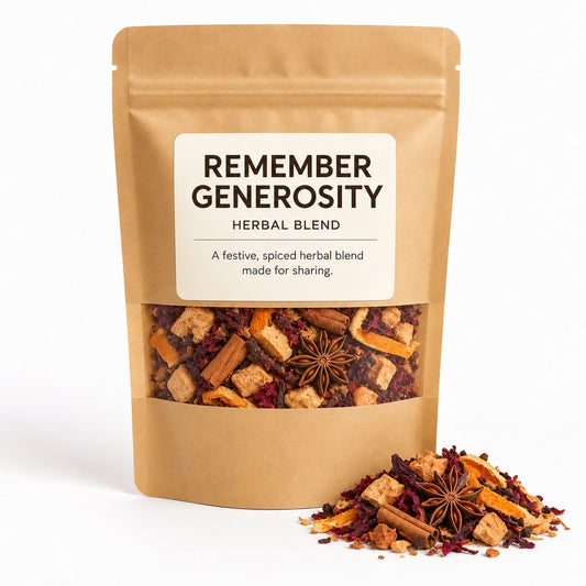 Remember Generosity herbal blend by Caps & Petals