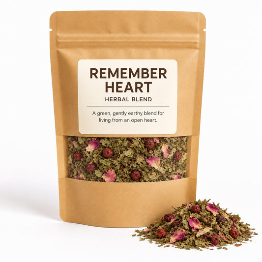 Remember Heart herbal blend by Caps & Petals