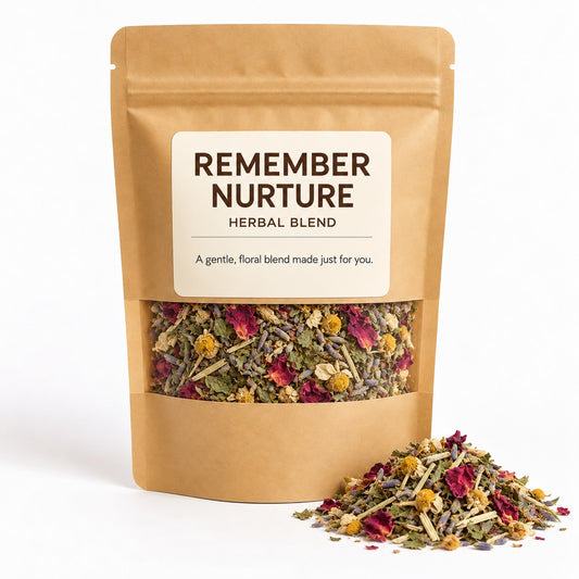 Remember Nurture herbal blend by Caps & Petals