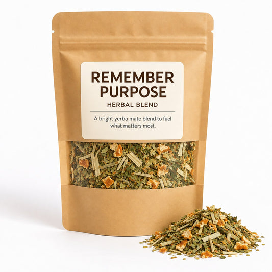 Remember Purpose herbal blend by Caps & Petals