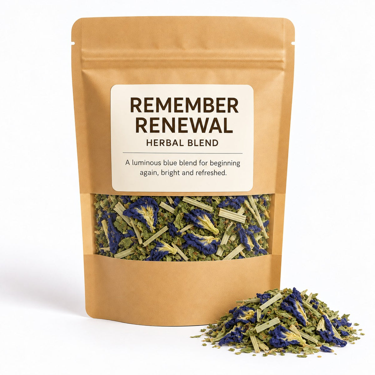 Remember Renewal herbal blend by Caps & Petals