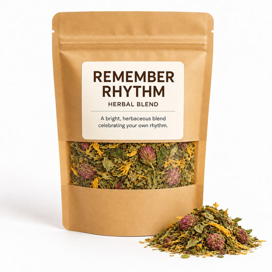 Remember Rhythm herbal blend by Caps & Petals