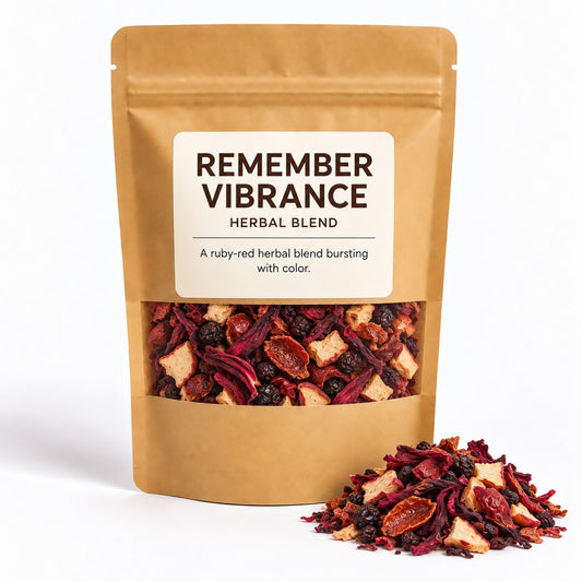 Remember Vibrance herbal blend by Caps & Petals