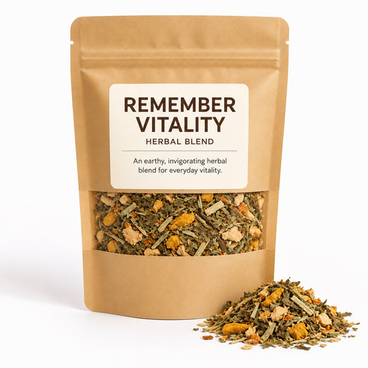 Remember Vitality herbal blend by Caps & Petals
