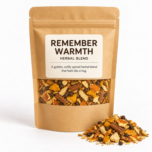 Remember Warmth herbal blend by Caps & Petals
